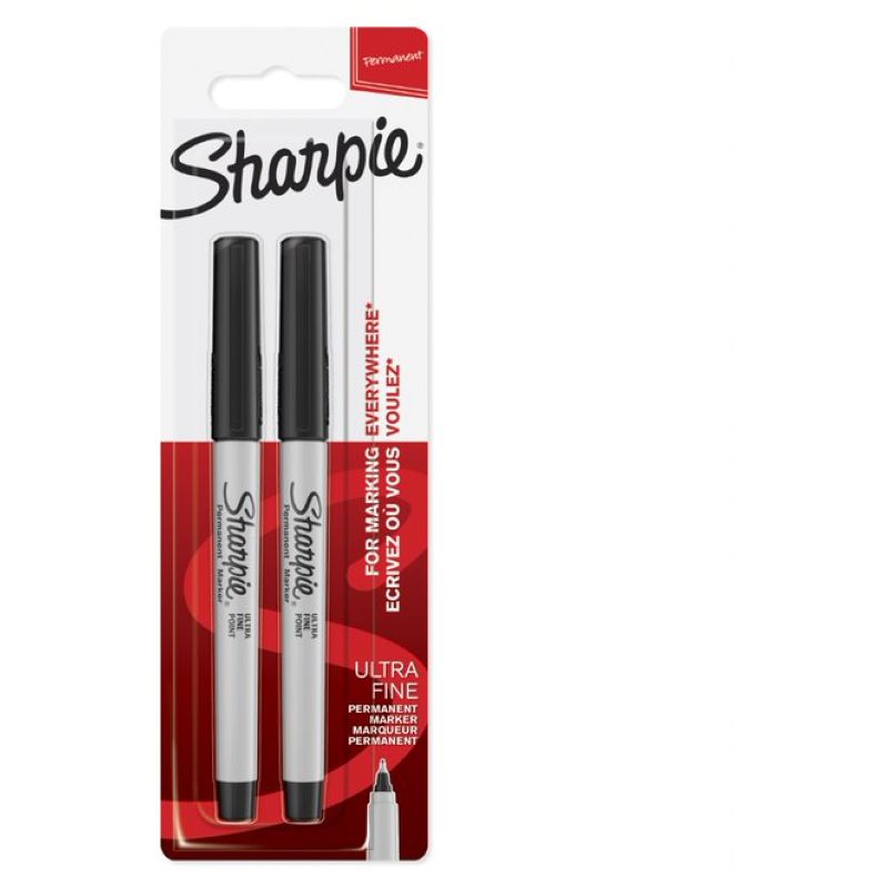 Sharpie66 Buy Sharpie - Permanent Marker Ultra Fine Pack Of 2 - Black in UAE ...