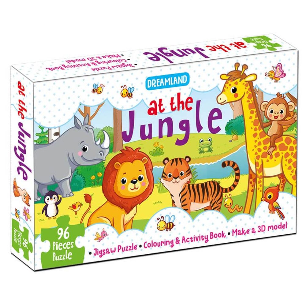 Buy Educational Puzzles - At The Jungle in UAE | Mumzworld