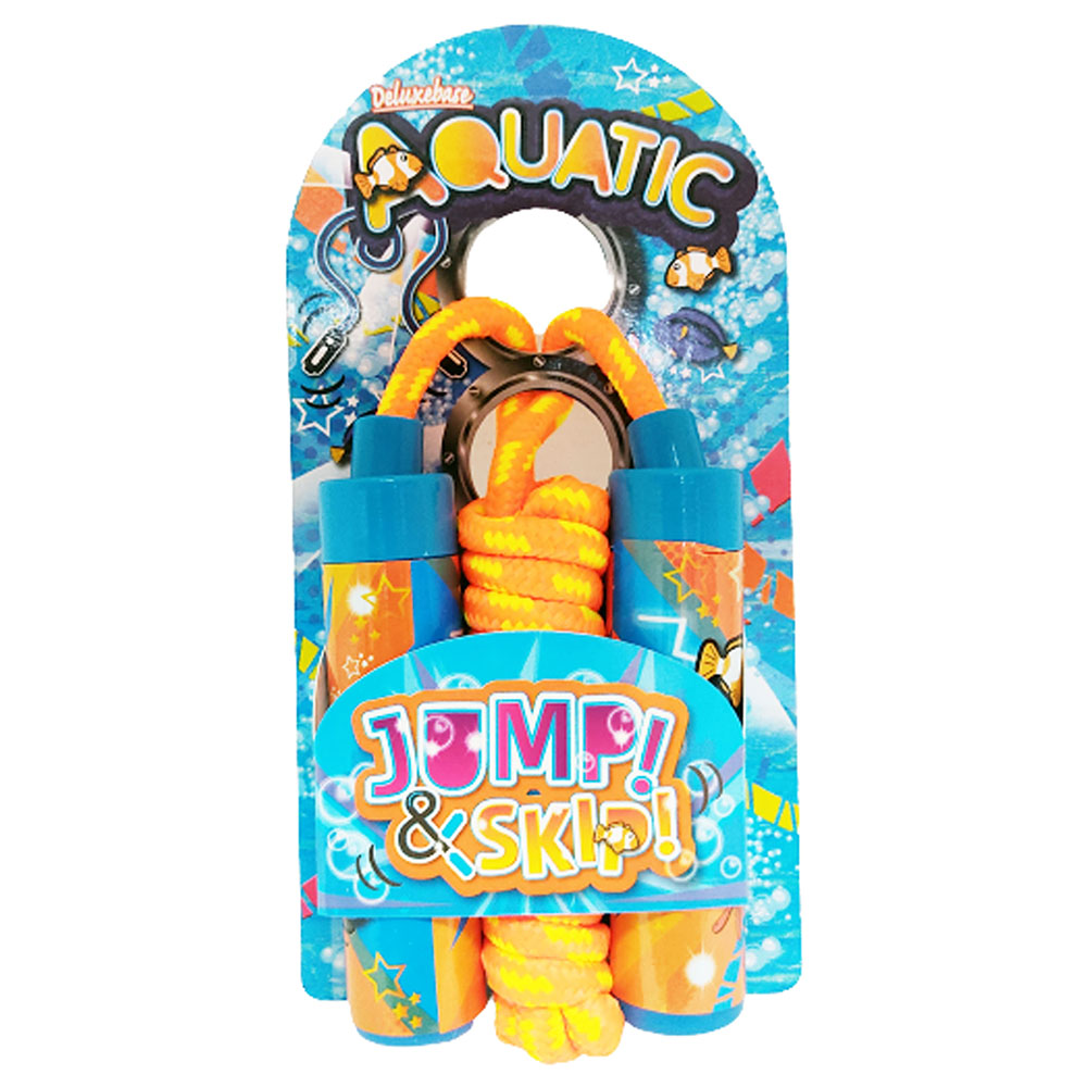Deluxe Base Jump & Skip Rope Aqua