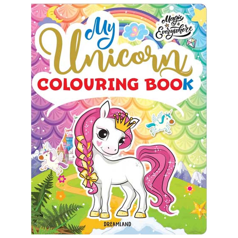 Buy My Unicorn Colouring Book in UAE | Mumzworld