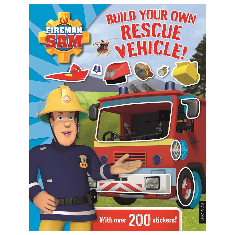 Fireman Build Vehicle Sticker Book Buy at Best Price from Mumzworld