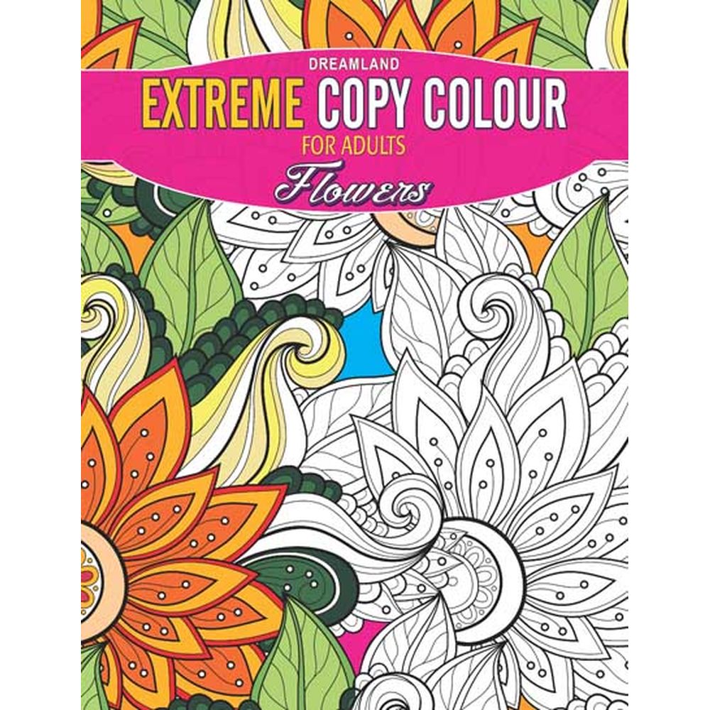 Buy Extreme Copy Colour Book - Flowers in UAE | Mumzworld