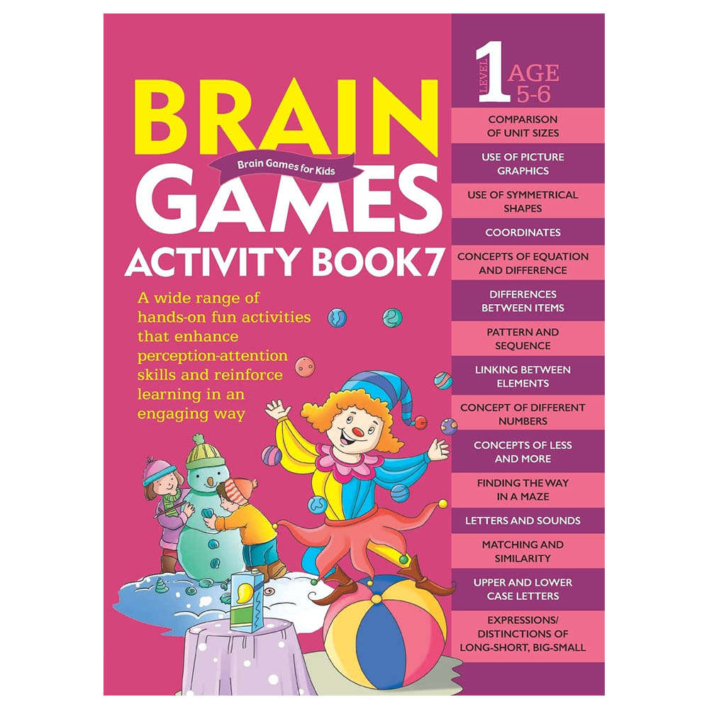 Om Books International  Brain Games Activity Book Level 1 : Book-5