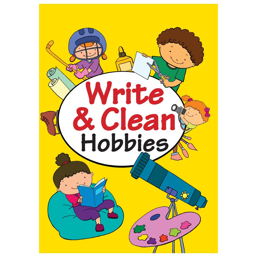 Om Books International Write & Clean-Hobbies-Wipe and Clean Activity Book main image 1