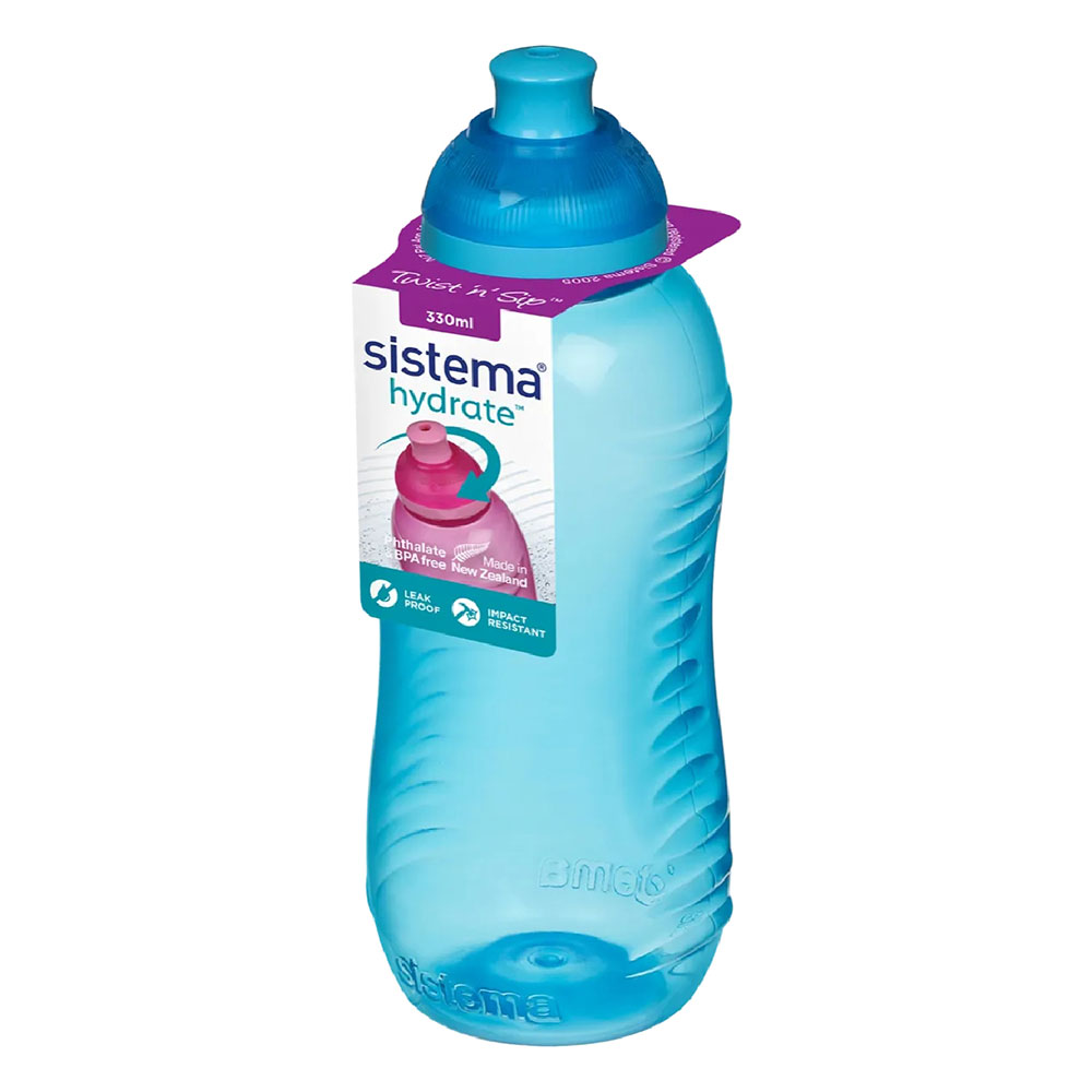 Sistema - Squeeze Bottle - Blue - 330ml