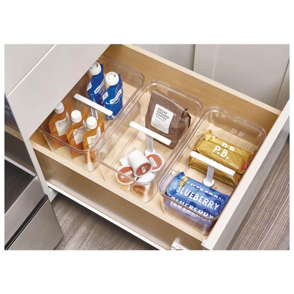InterDesign Crisp Deep Drawer Bin W/ THandle White Buy at Best Price from Mumzworld