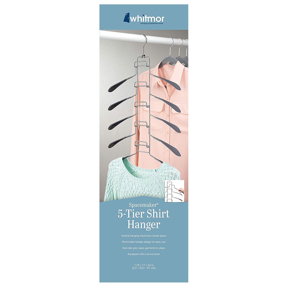 Buy Whitmor - Spacemaker 5 Tier Shirt Hanger in UAE | Mumzworld