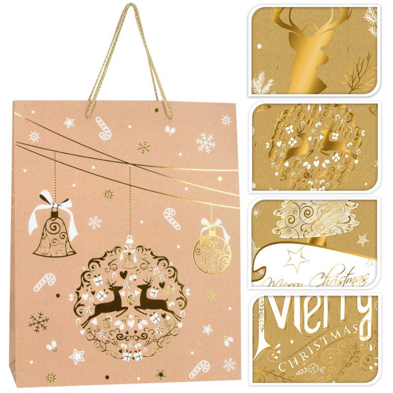 Extra large online gold gift bags