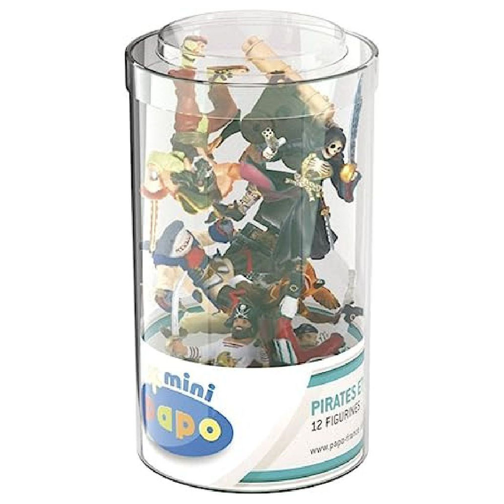 Figurines Pirates Papo - Lot De 12, Peintes à La Main