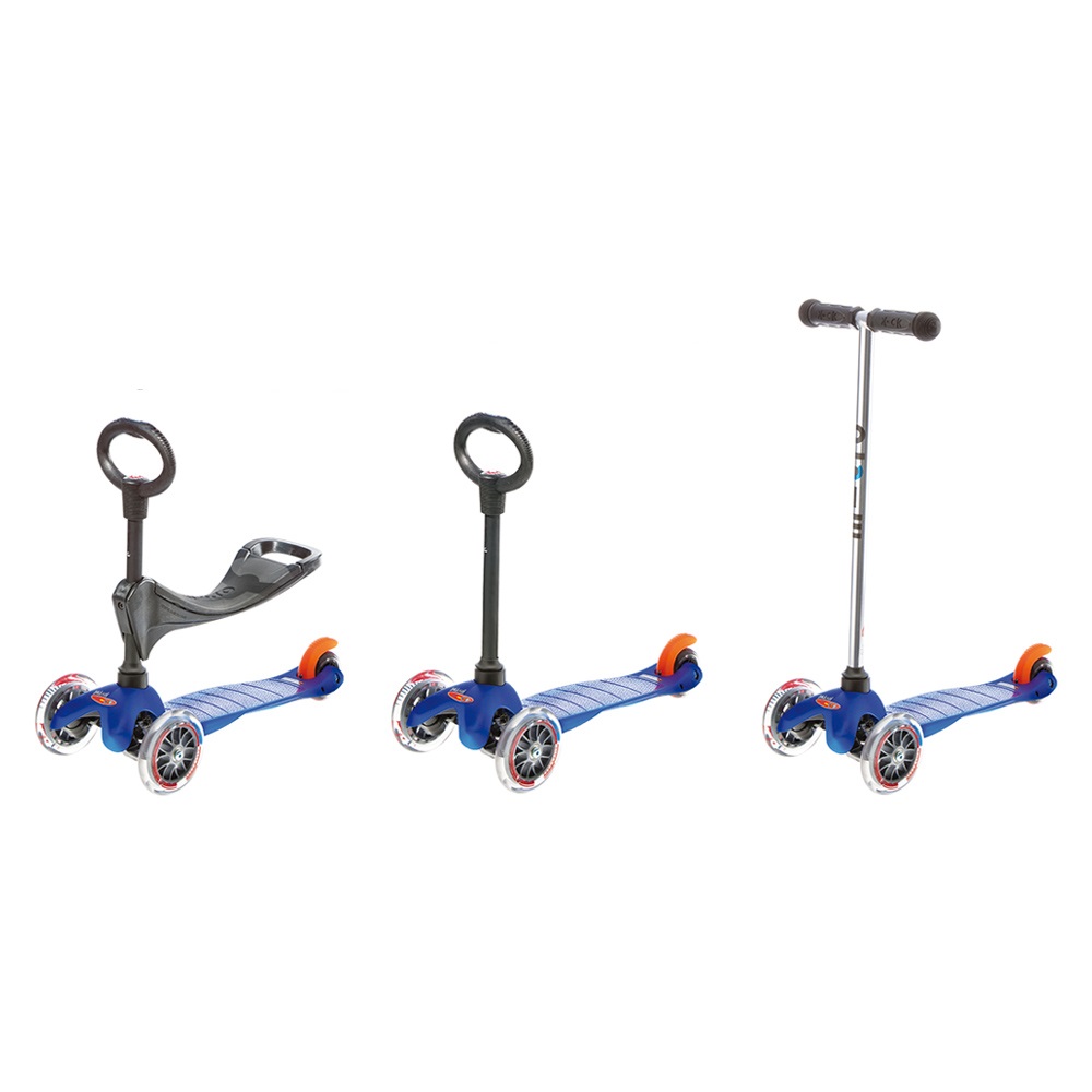 Mini Micro 3in1 Scooter Blue Buy at Best Price from Mumzworld