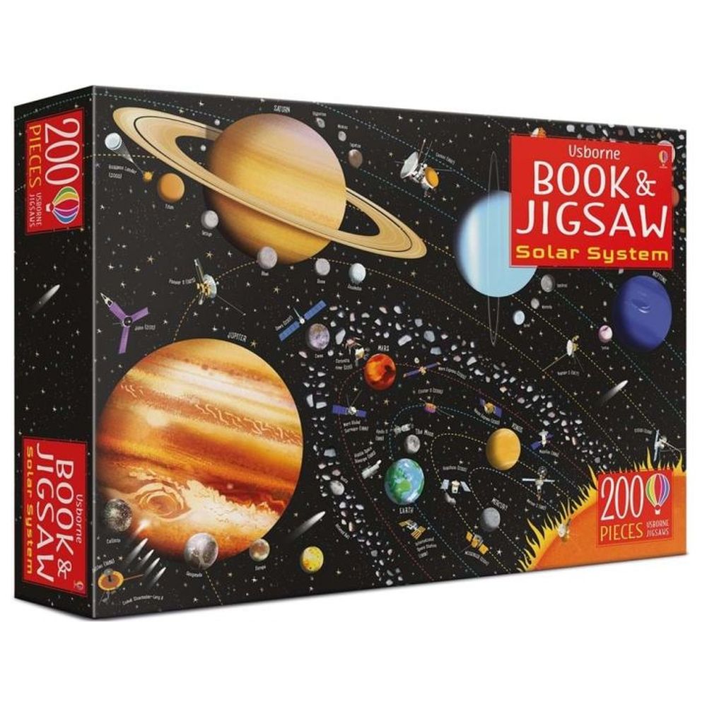 Buy Usborne Books - Book and Jigsaw: The Solar System in UAE | Mumzworld