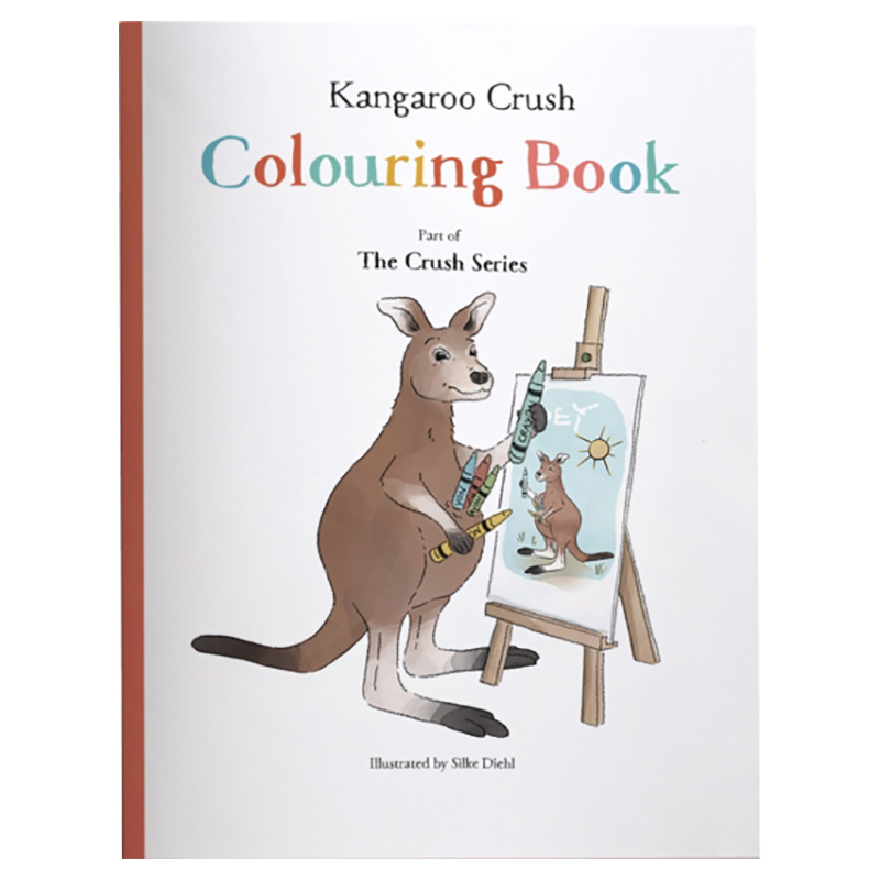 Buy Kangaroo Crush Colouring Book: The Crush Series in UAE | Mumzworld