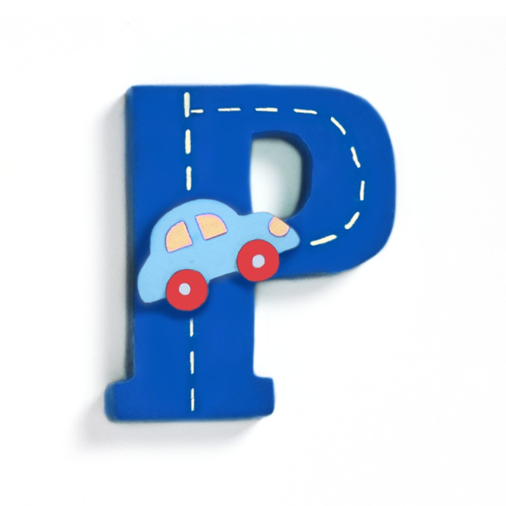 Jojo Maman Bebe Wooden Primary Letters Letter P Buy at Best Price