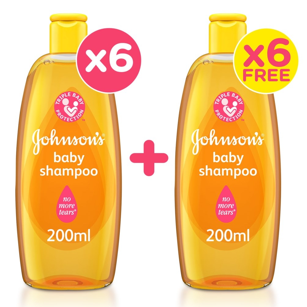 Johnson & Johnson Baby Shampoo 200ml, 6+6 Free Buy at Best Price