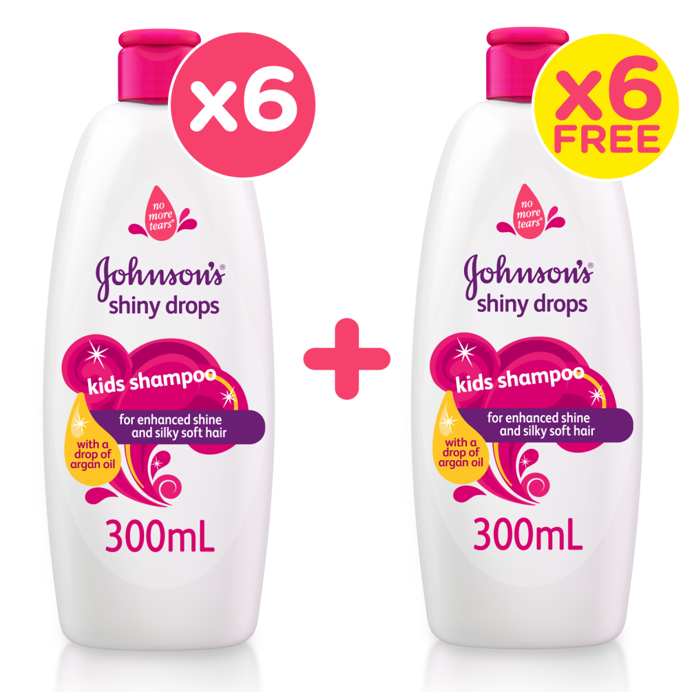 Johnson's shiny drops shampoo sales