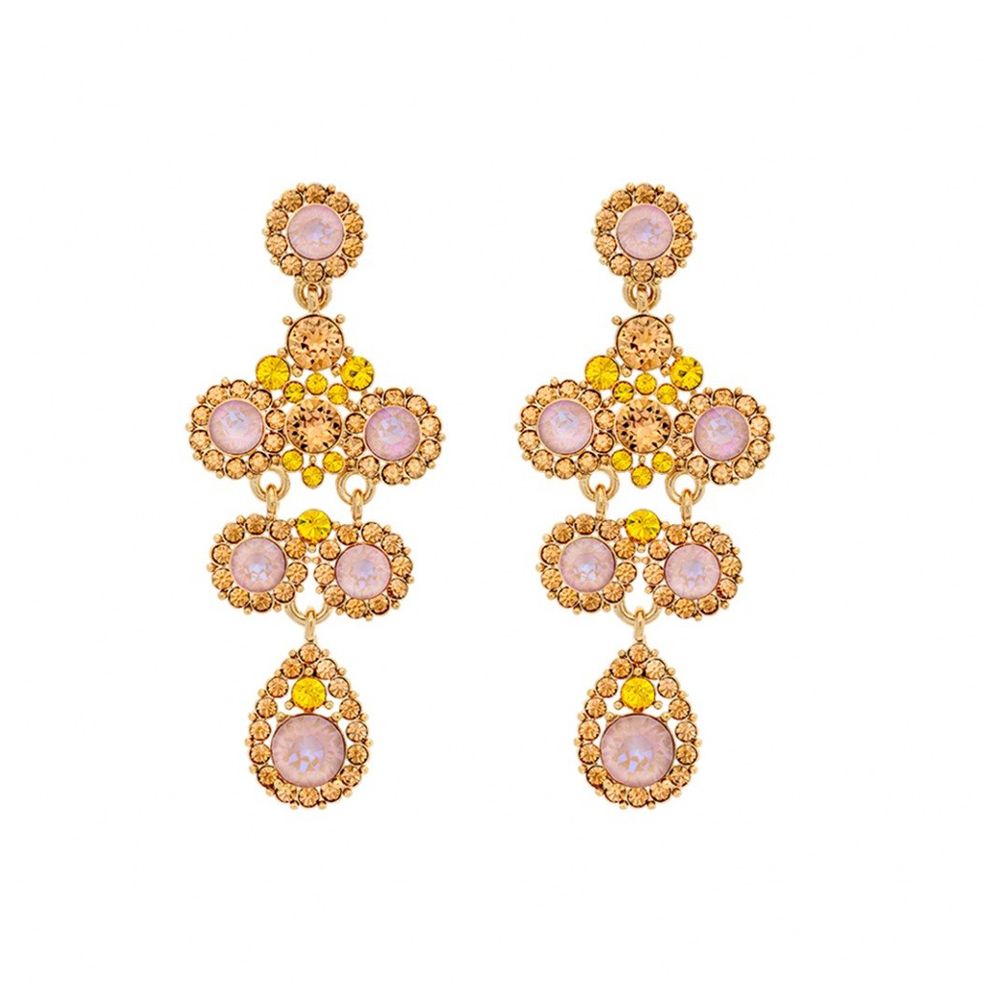 Lily and rose earrings sale