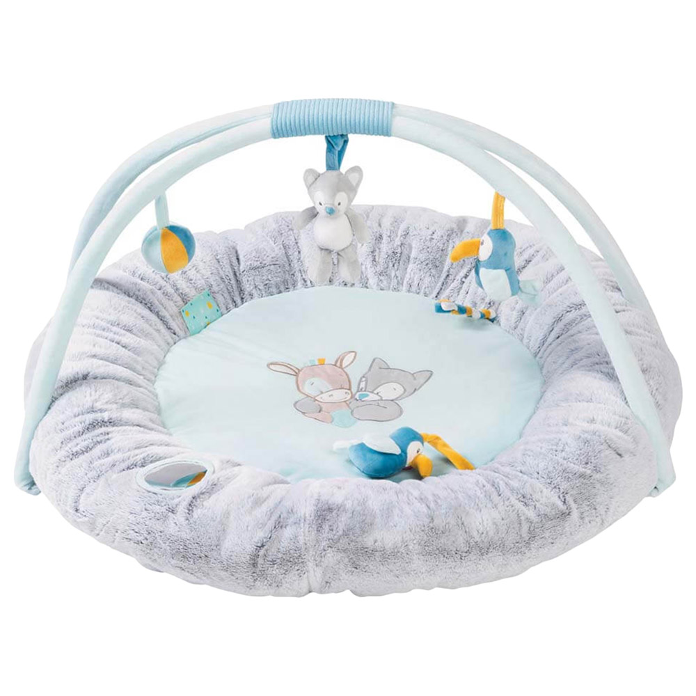 Nattou Stuffed Playmat With Arches Blue Buy at Best Price from