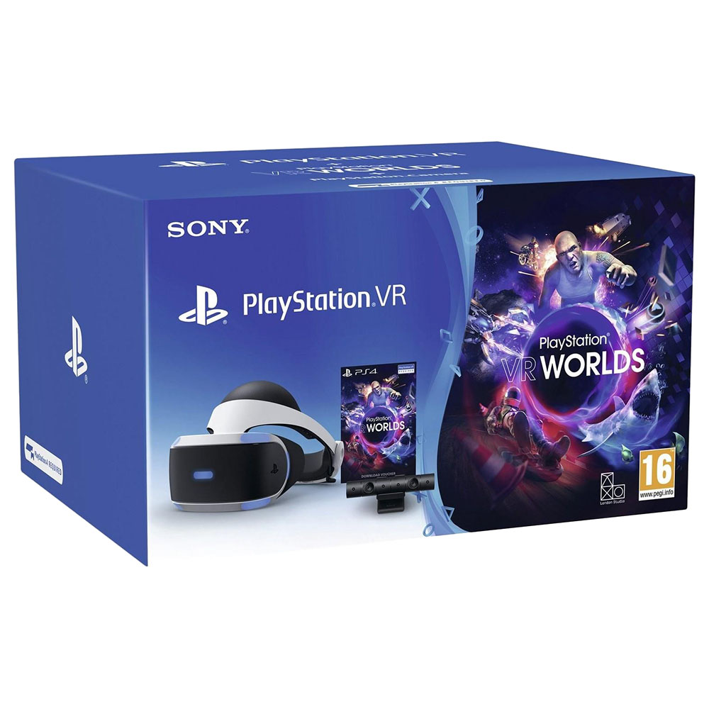 Buy Sony PS4 VR Headset (Virtual Reality) VR Worlds Game Set in