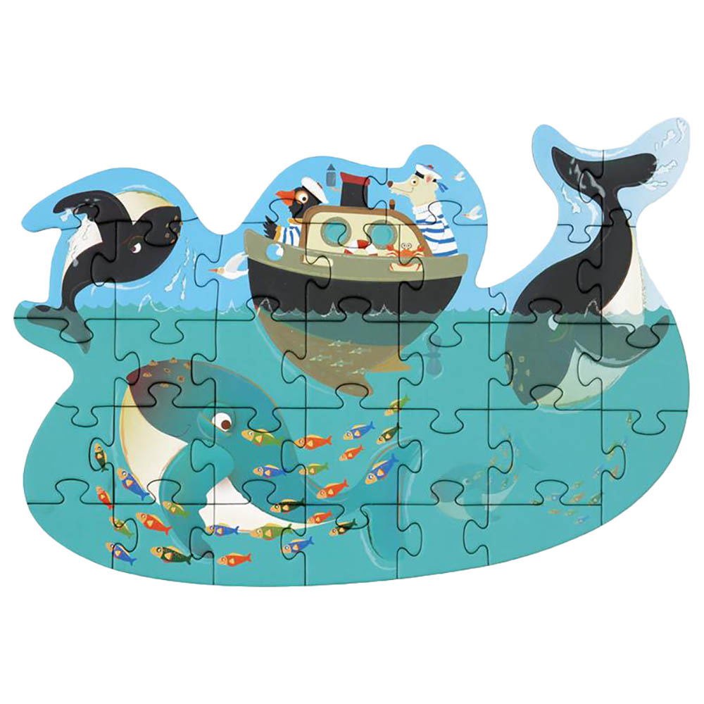 Scratch Europe Whales Contour Puzzle 31pcs Buy at Best Price from