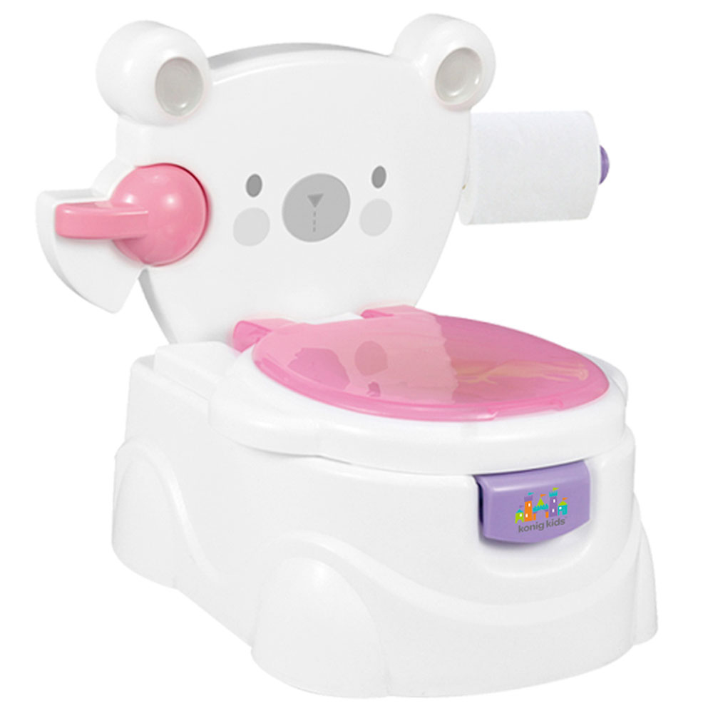 Little Learners My Little Bear Musical Potty Chair Pink