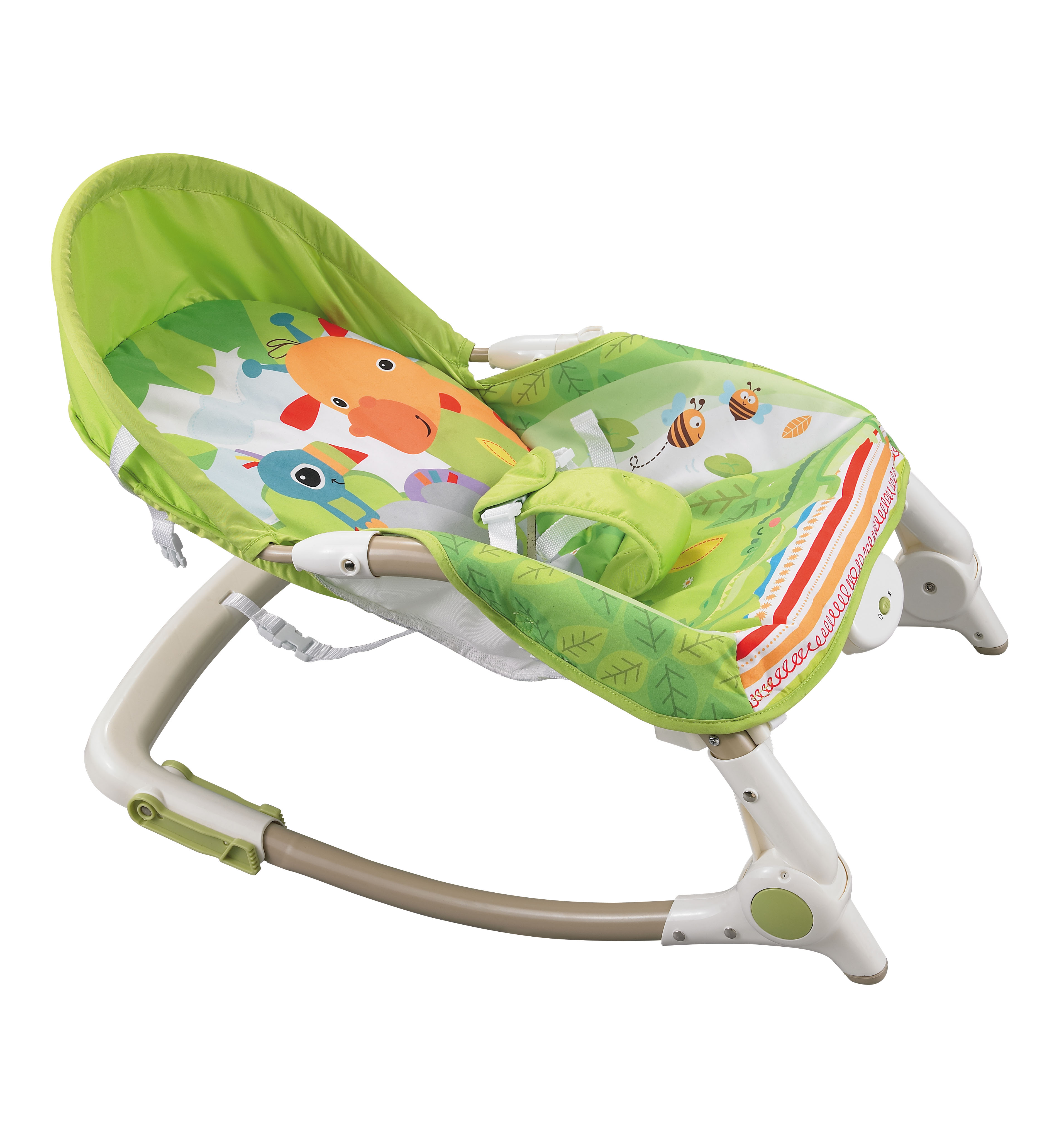 Little Learners Newborn To Toddler Rocker Green