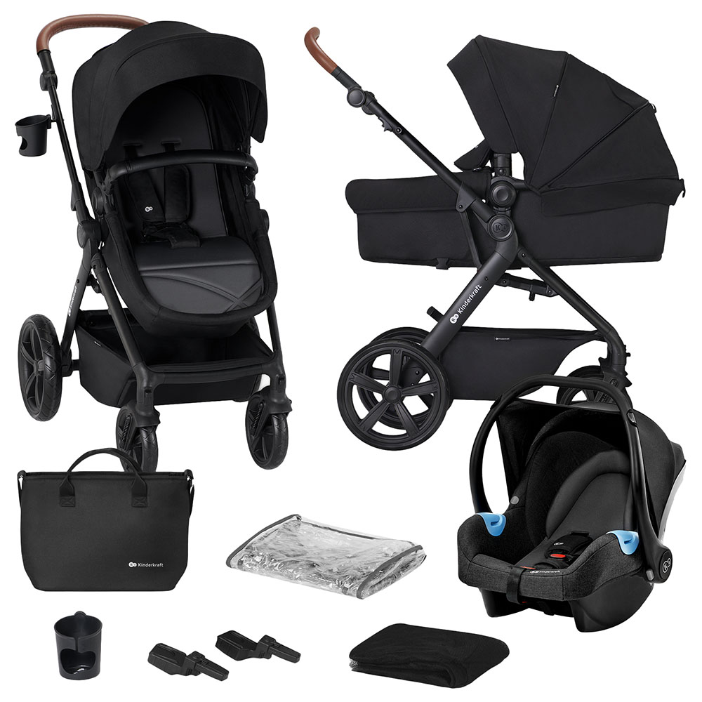 Poussette trio black&white on sale