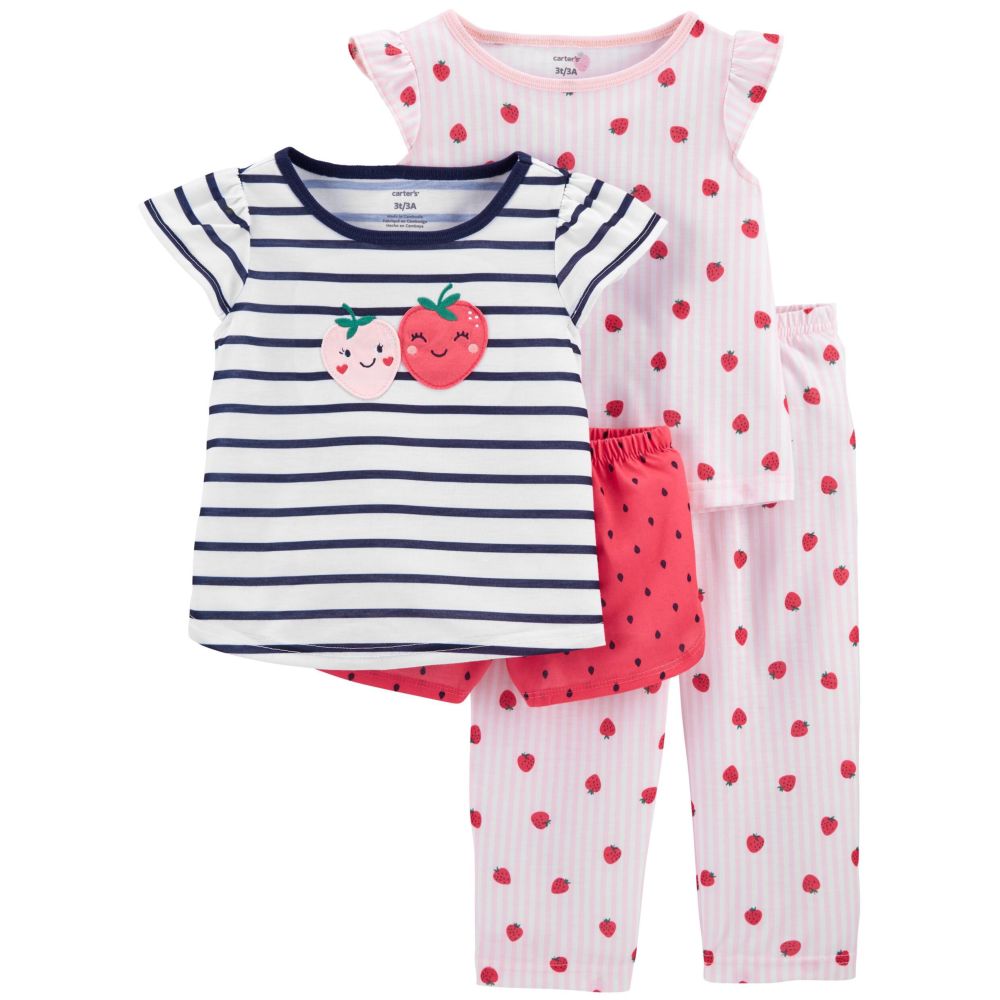 Carters strawberry pajamas hotsell