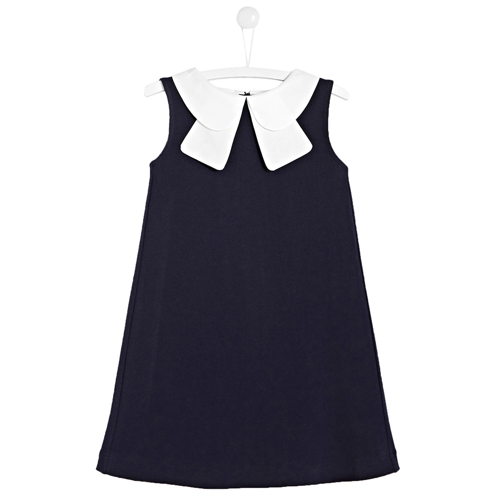 jacadi blue dress Blue Jacadi Peter Pan Collar Dress Set 6M  Retykle Singapore