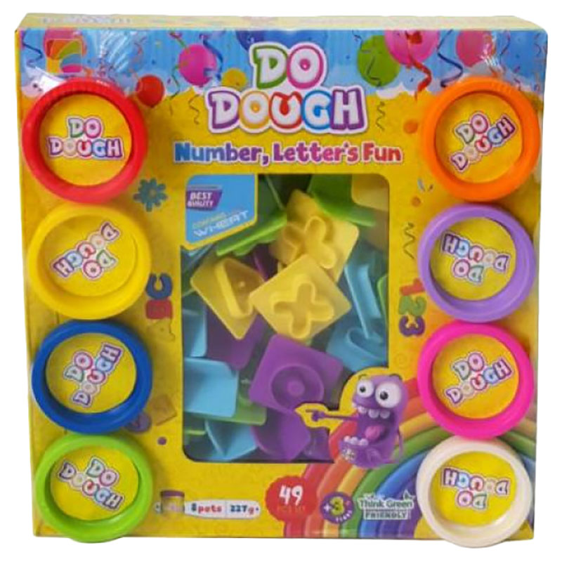 Do Dough - Number-Letter's Fun 8Cups X 1Oz + 41 Tools | Buy at Best ...