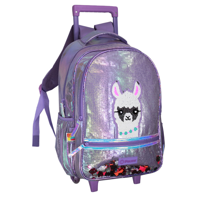 Pause Llama Trolley Bag 17inch Purple