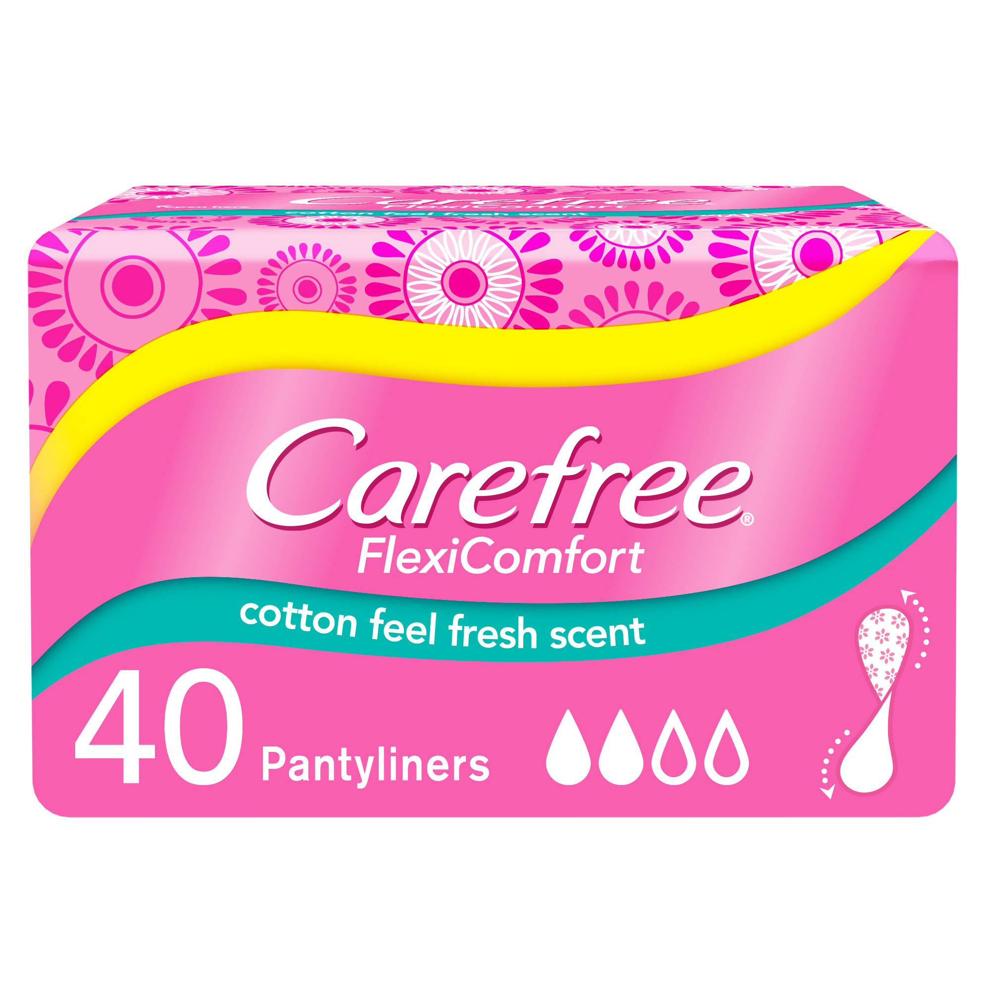 فوط يومية قطنية فليكسي كومفورت 40 فوطة من كير فري