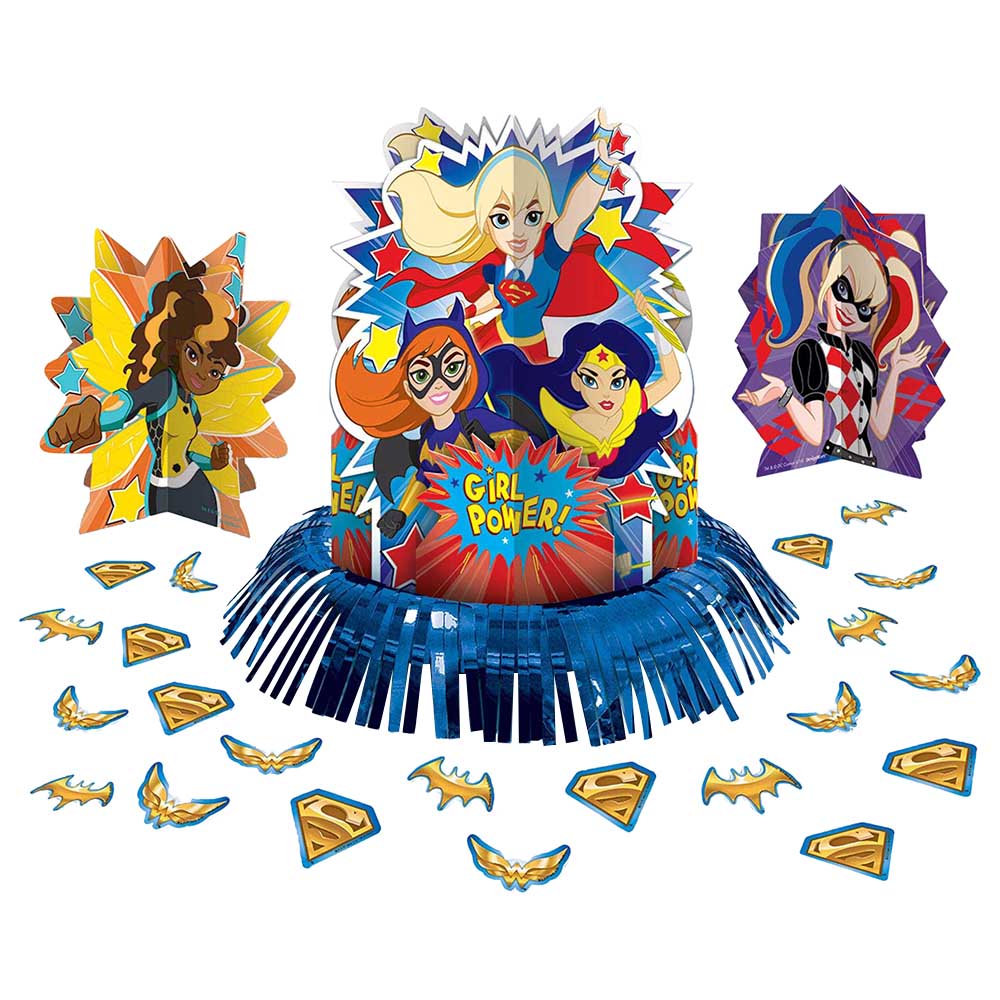 Buy Amscan DC Superhero Girls Table Decorating Kit in KSA Mumzworld