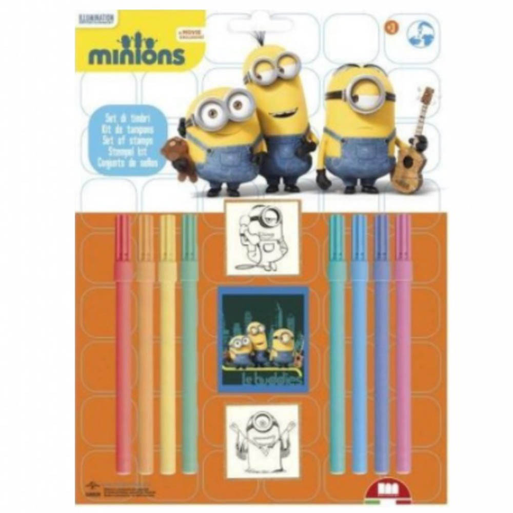 MultiPrint Minions 2 Stamps & 8 Markers Buy at Best Price from