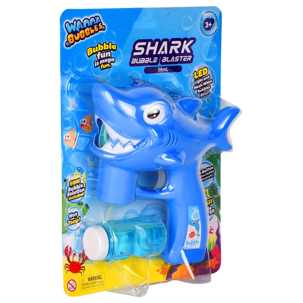 Shark bubble gun discount