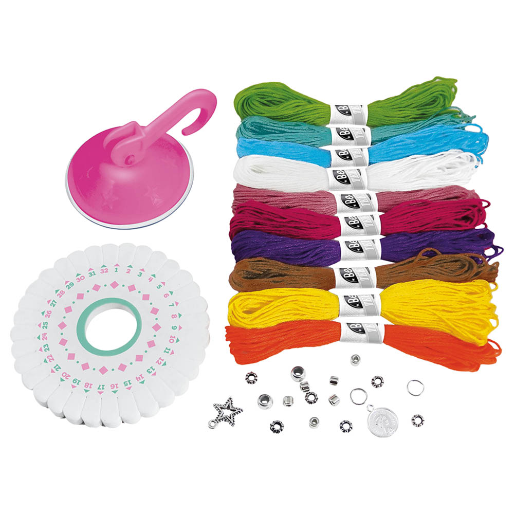 Kit Braccialetti Dell'Amicizia Buki France - Per Ragazze 8-12 Anni - Con Cotone E Perline