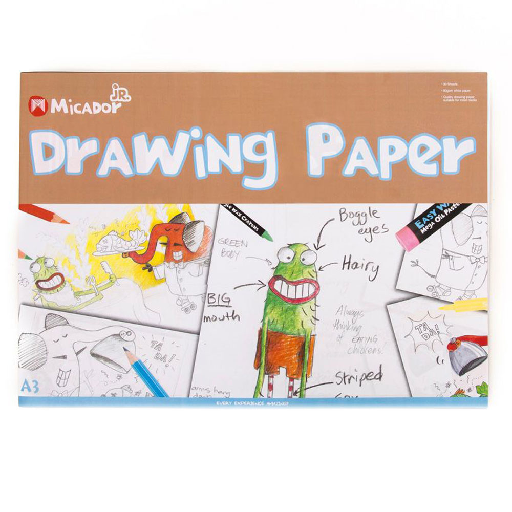 Micador - Junior Kids Drawing Paper A3 Pad