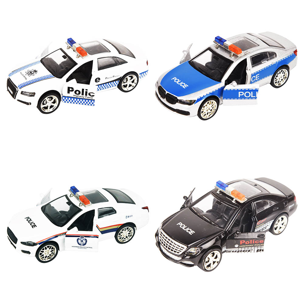 Buy Dynamic Sports 1:36 Diecast Police Car Assorted 1pc in UAE