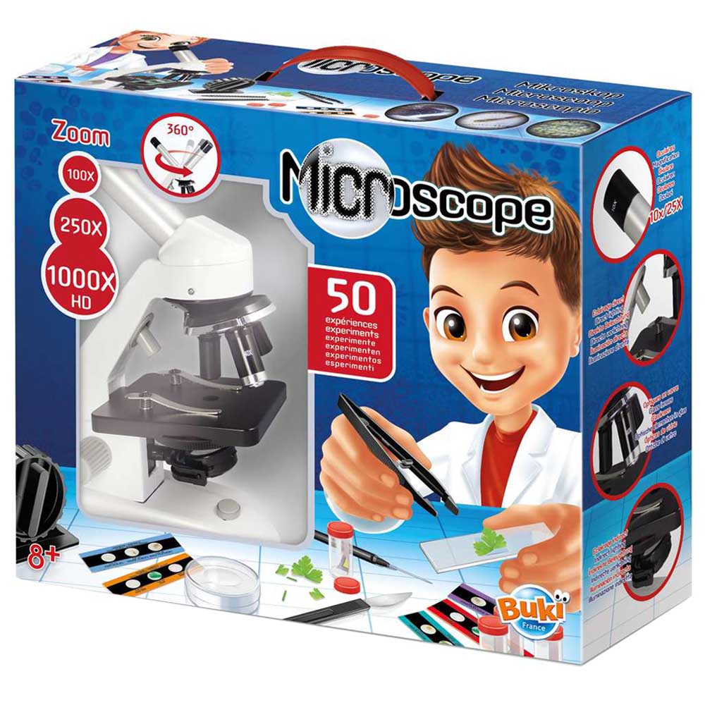 Buki France Microscope With 50 Experiments Kit buki-france-microscope-with-50-experiments-kit