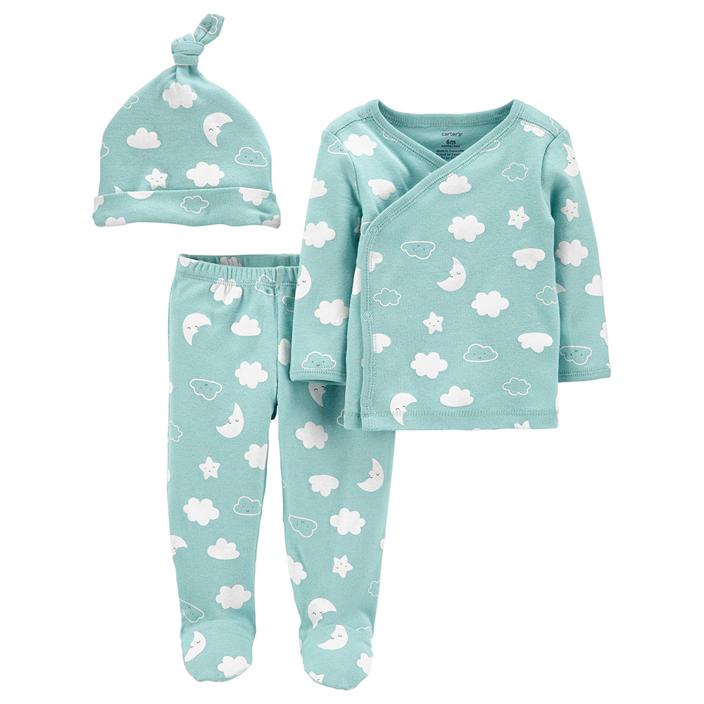 Carters 3Pc Set Take Me Home Body Blue Buy at Best Price