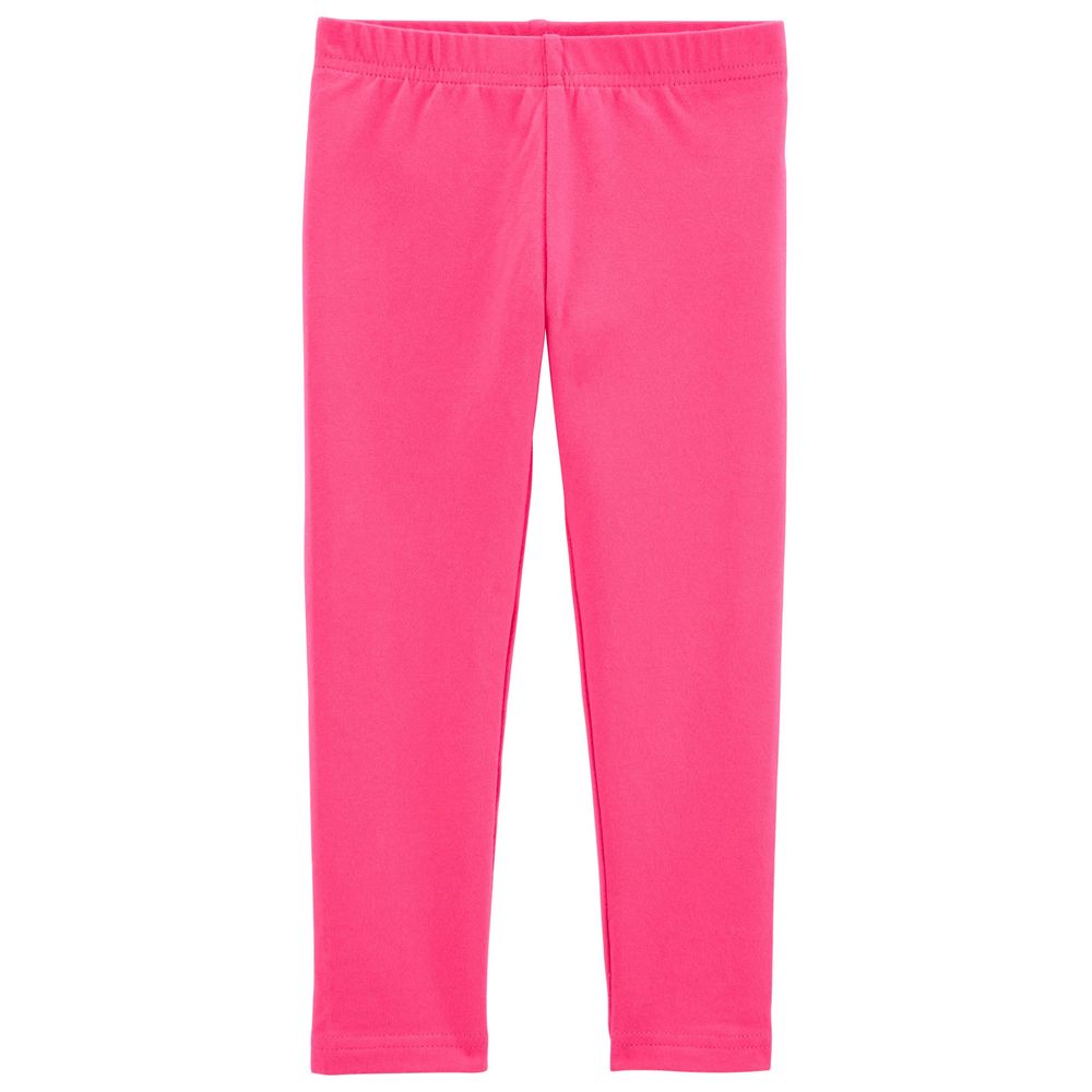 Carters Toddler Solid Color Leggings Pink Buy at Best