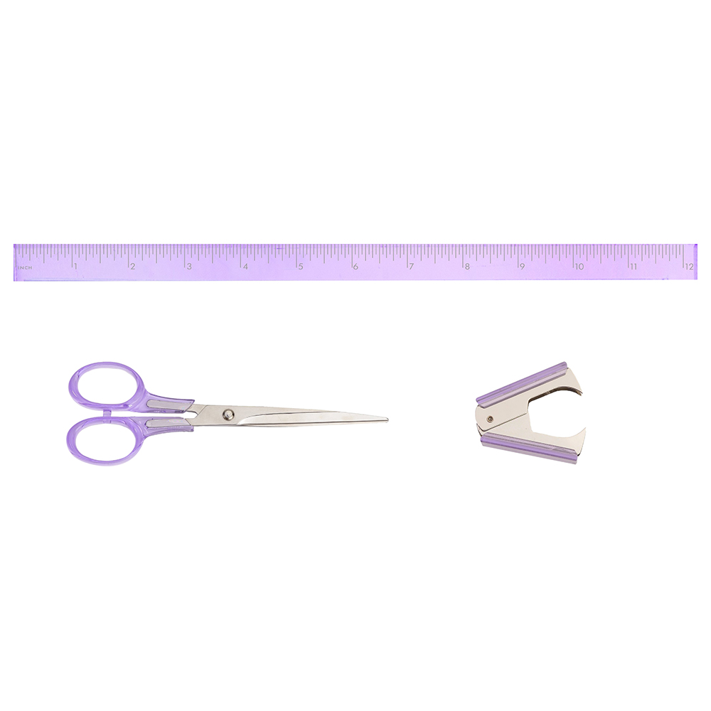 Kate Spade Desk Accessories 3pcSet Lilac