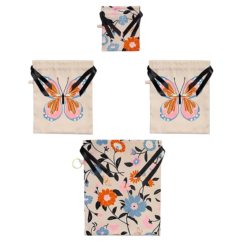 Kate Spade Travel Bag 4pcSet Floral Garden