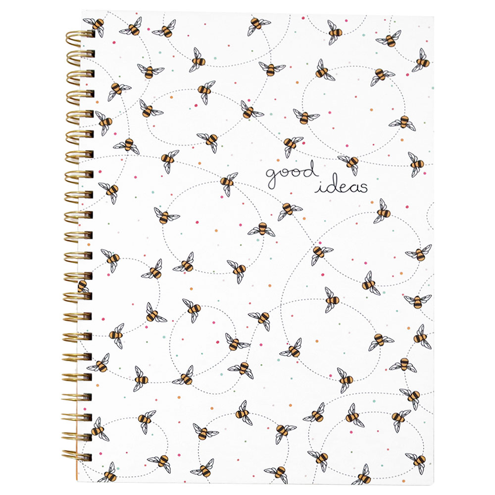 Buy Belly Button - Bees A4 Spiral Notebook in UAE | Mumzworld