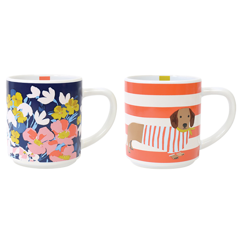 Joules Stackable Mugs 2pcs