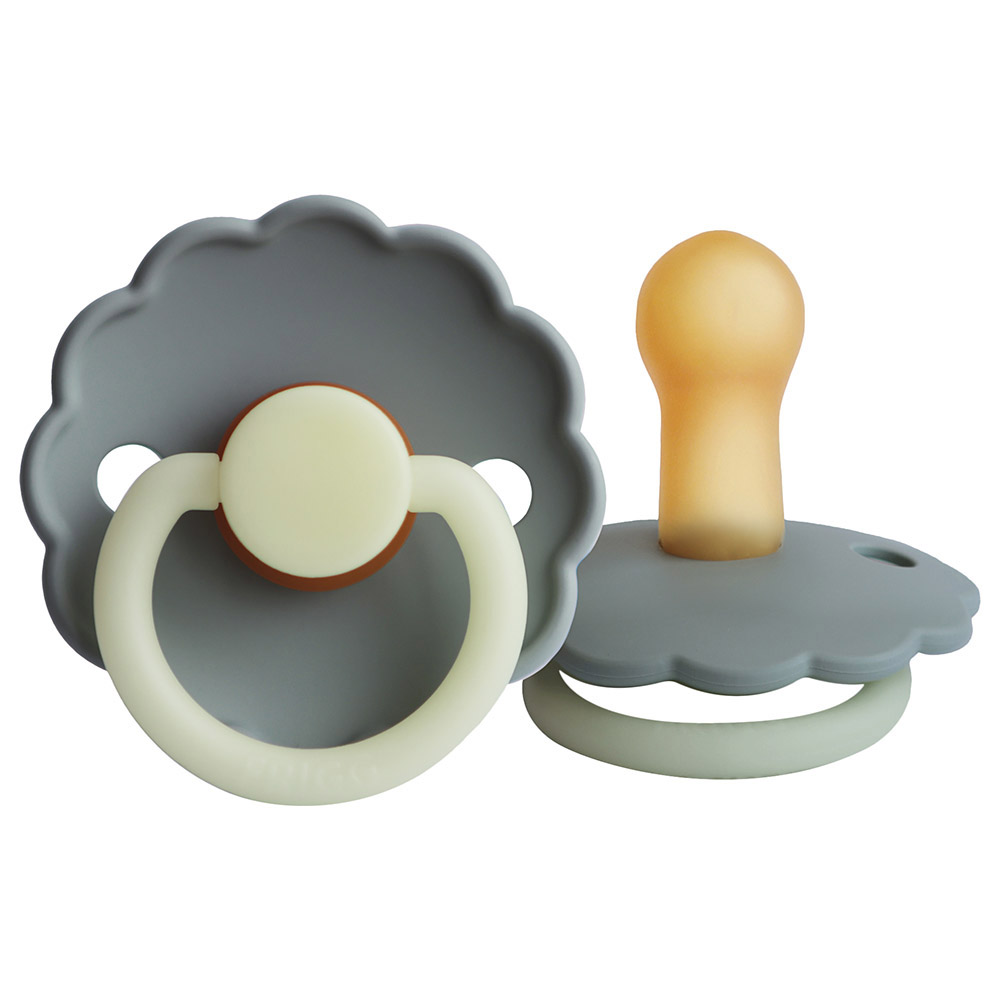Grey Pacifier Buy FRIGG - Daisy Night Latex Pacifier 6-18M S2 - French Gray Night in ...