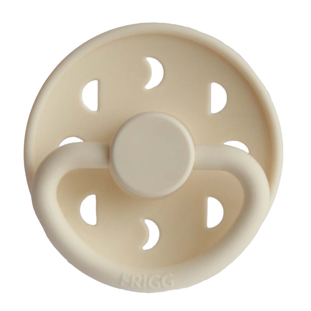 Buy Frigg - Moon Phase Silicone Pacifier 0-6M S1 - Cream in UAE | Mumzworld