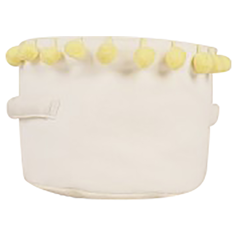 Little West Street Pom Pom Storage Basket Yellow Medium Buy at