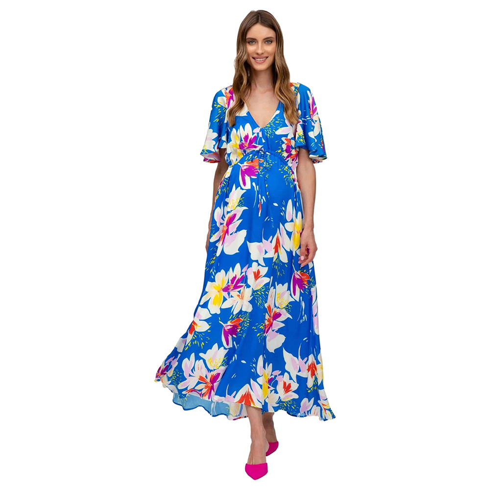 Mums & Bumps Pietro Brunelli Valentina Maxi Dress Joyful Sky Buy
