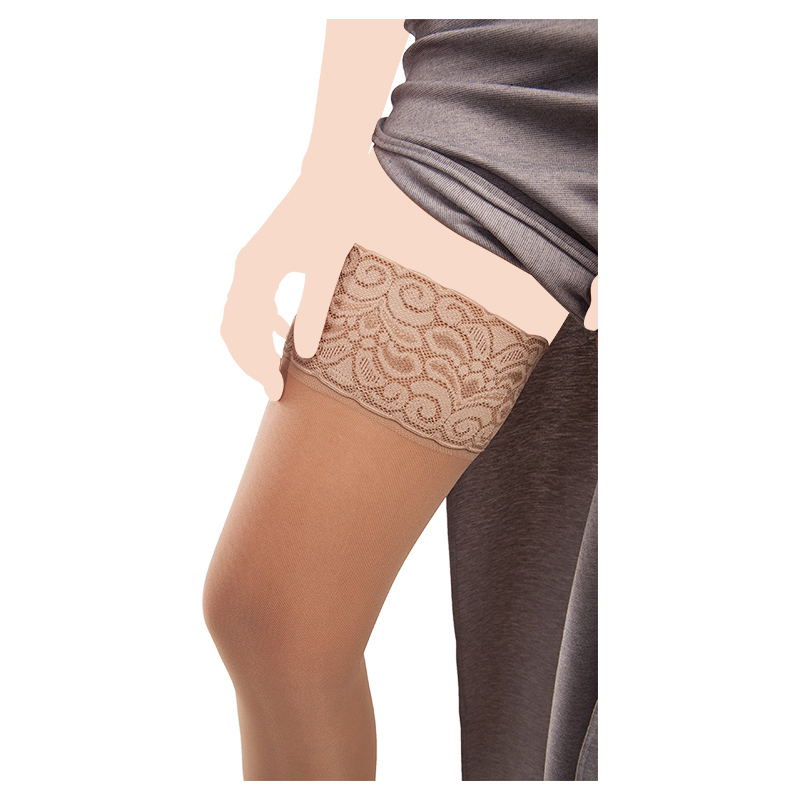 Mums & Bumps Gabrialla Sheer Thigh Highs M Compression Beige