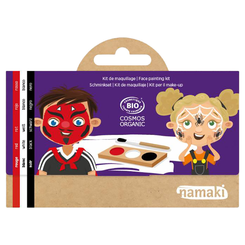 Namaki Organic Face Paint Kit Devil & Spider